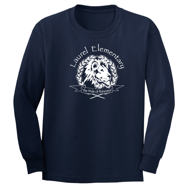 Laurel Elementary T-Shirt - (Youth & Adult) Sizes - Navy – PMG School Gear  by Partner Marketing Group